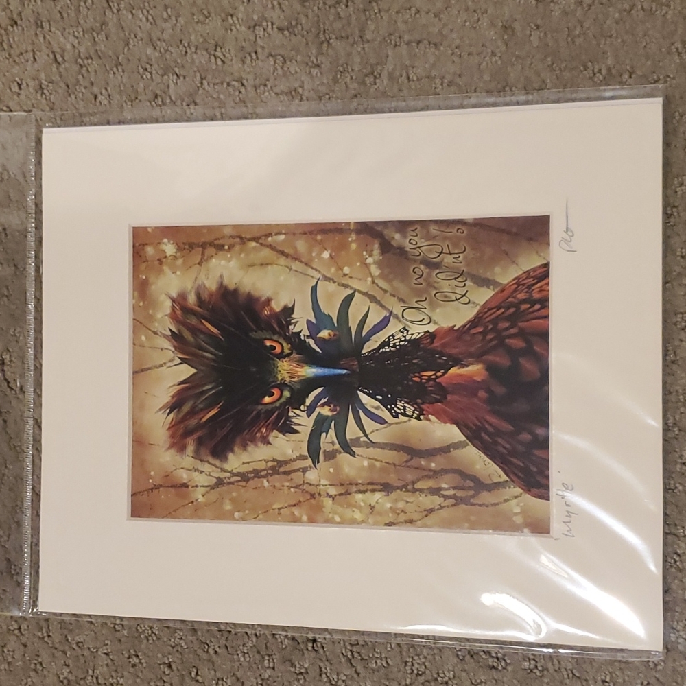 NEW MYRTLE " OH NO YOU DIDN'T " print. Steampunk